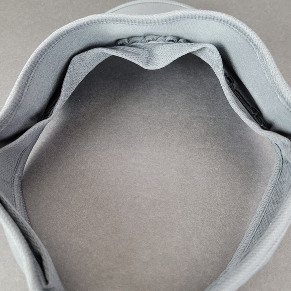 Adidas Visor Hat Reflective Adjustable Fit Gray NEW - Picture 5 of 8